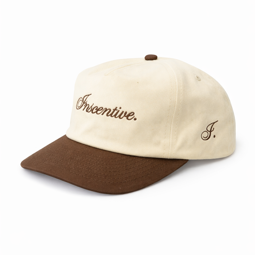 java cursive inscentive cap