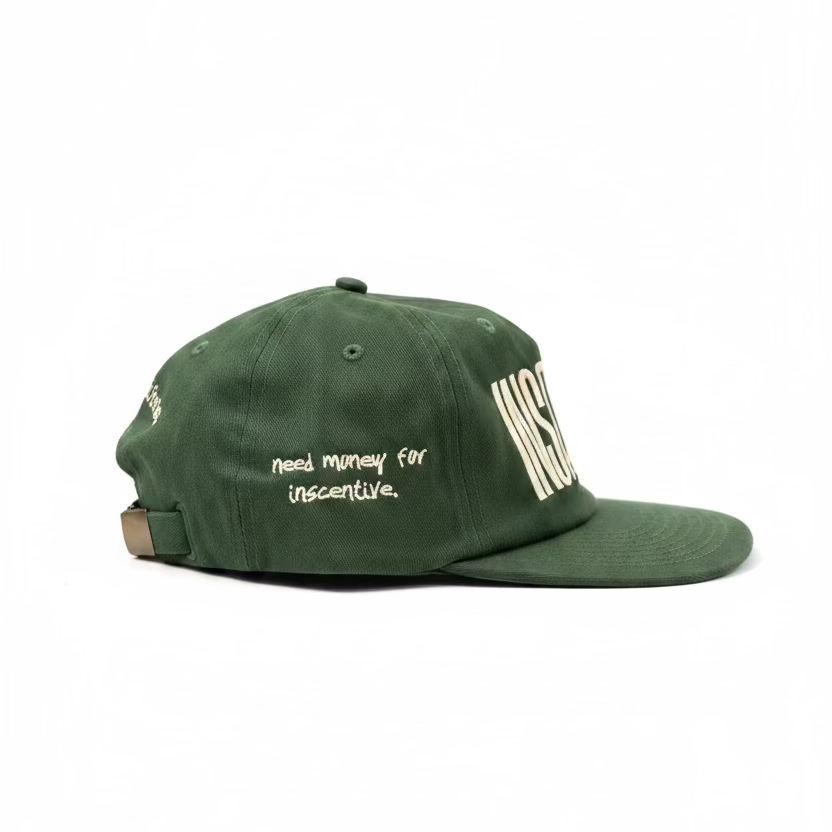 VINTAGE INSCENTIVE FOREST GREEN & CRÈME CAP