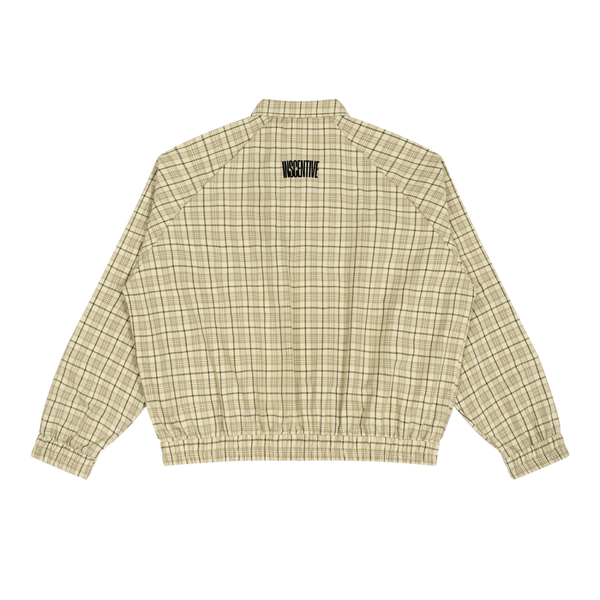 plaid sand inscentive jacket