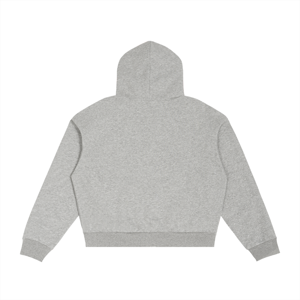 boxer zip-up hoodie