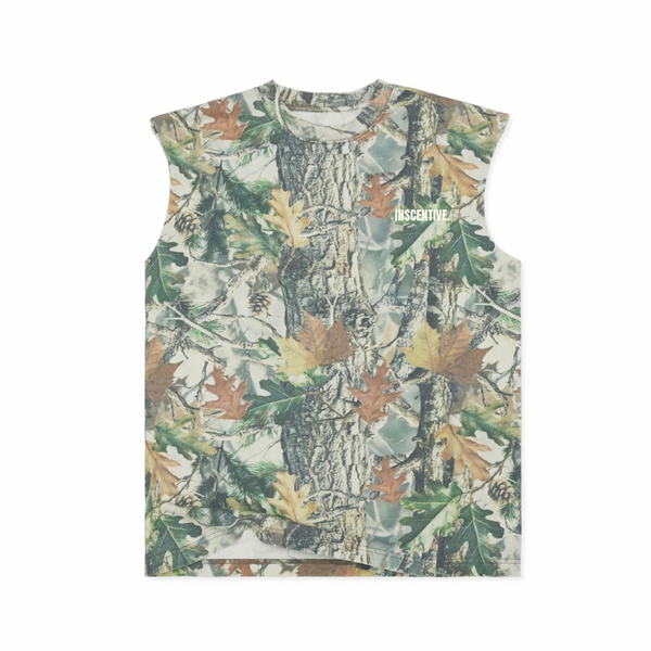 signature vintage camo cut off