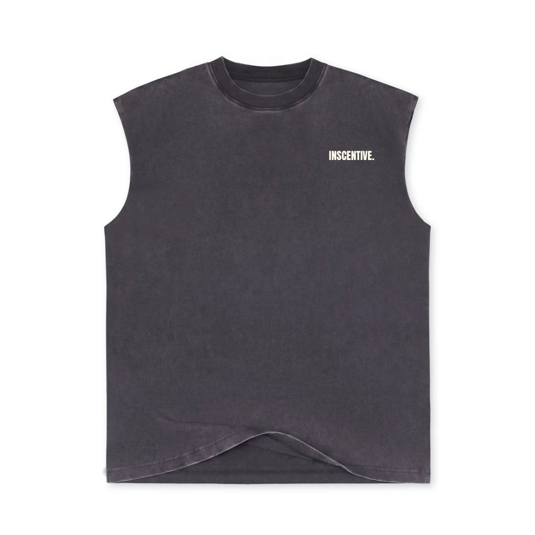 signature vintage black cut off