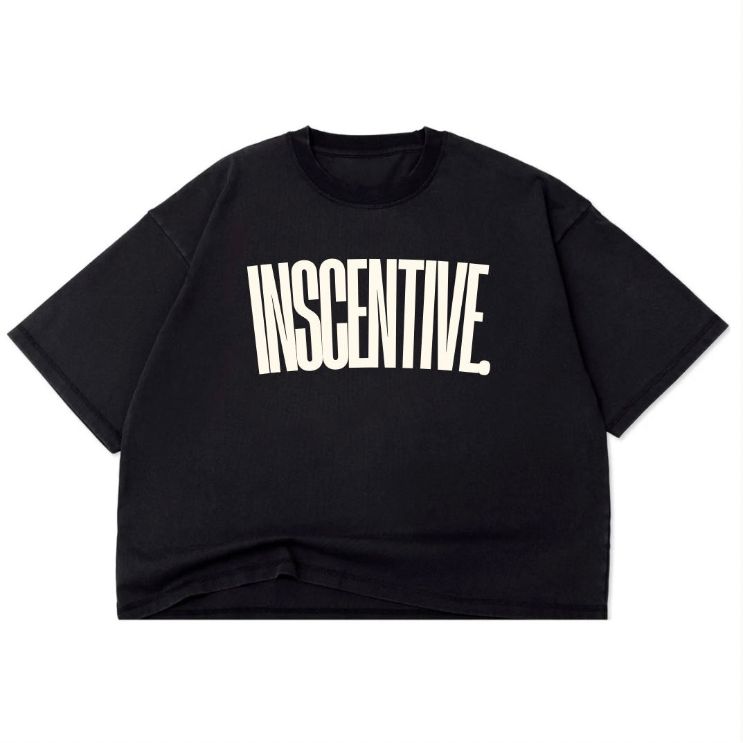 black sesame jumbo print tee
