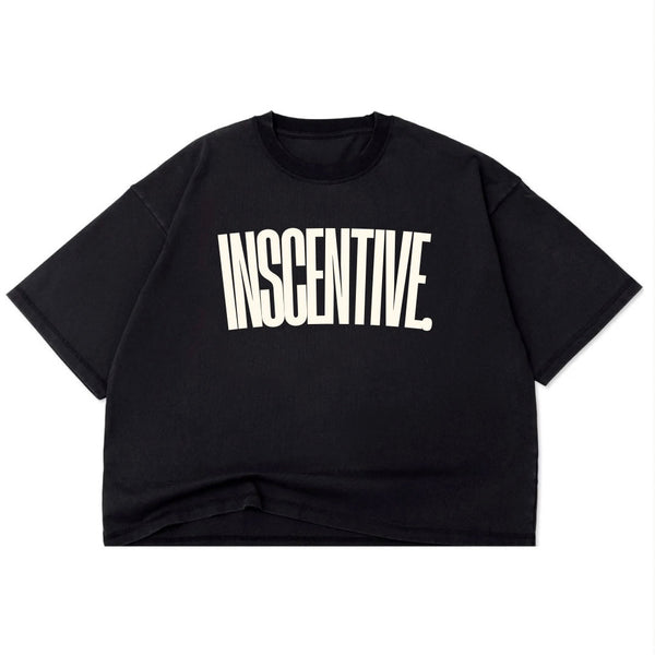 black sesame jumbo print tee