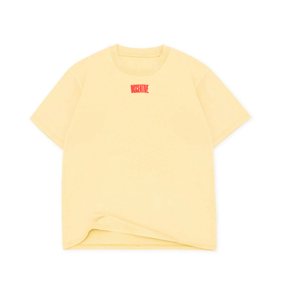 vintage yellow mini print tee