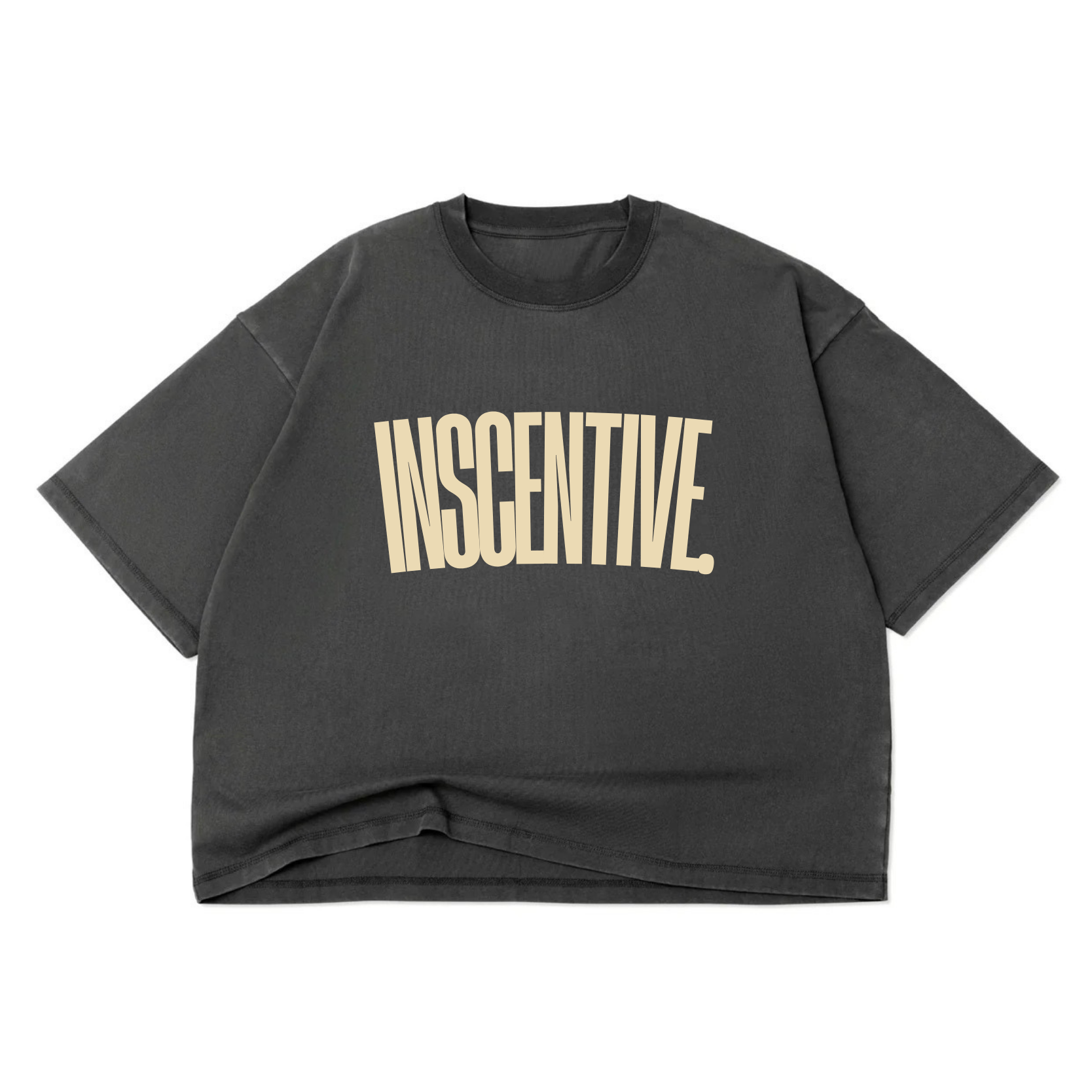 vintage black jumbo print tee