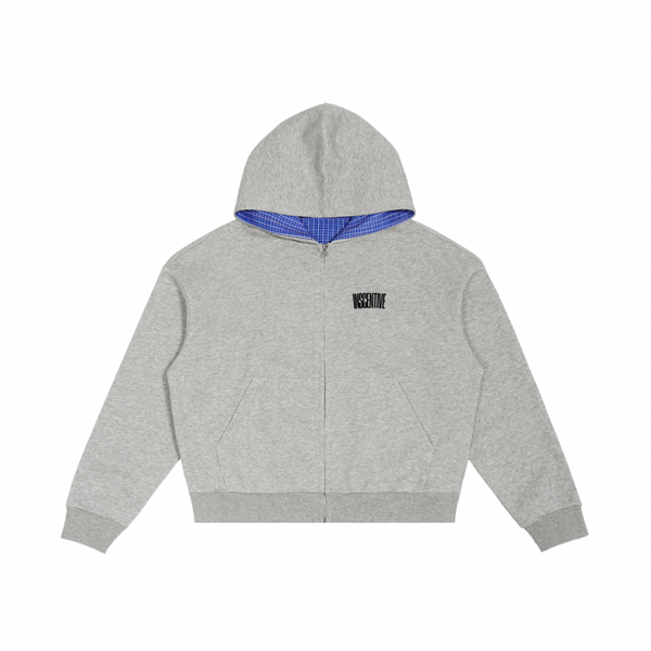 boxer zip-up hoodie