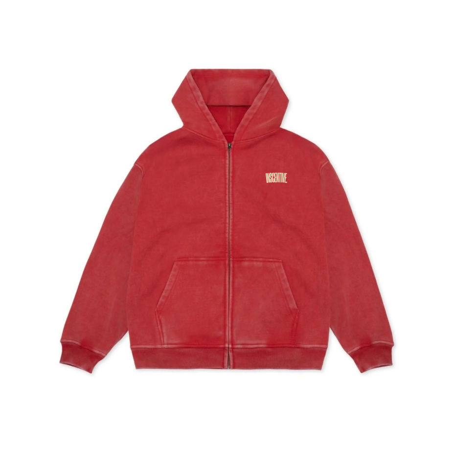 vintage cherry zip up hoodie