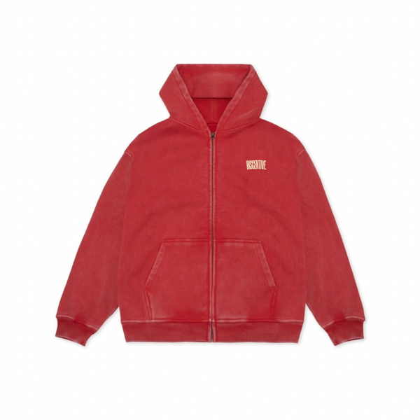 vintage cherry zip up hoodie
