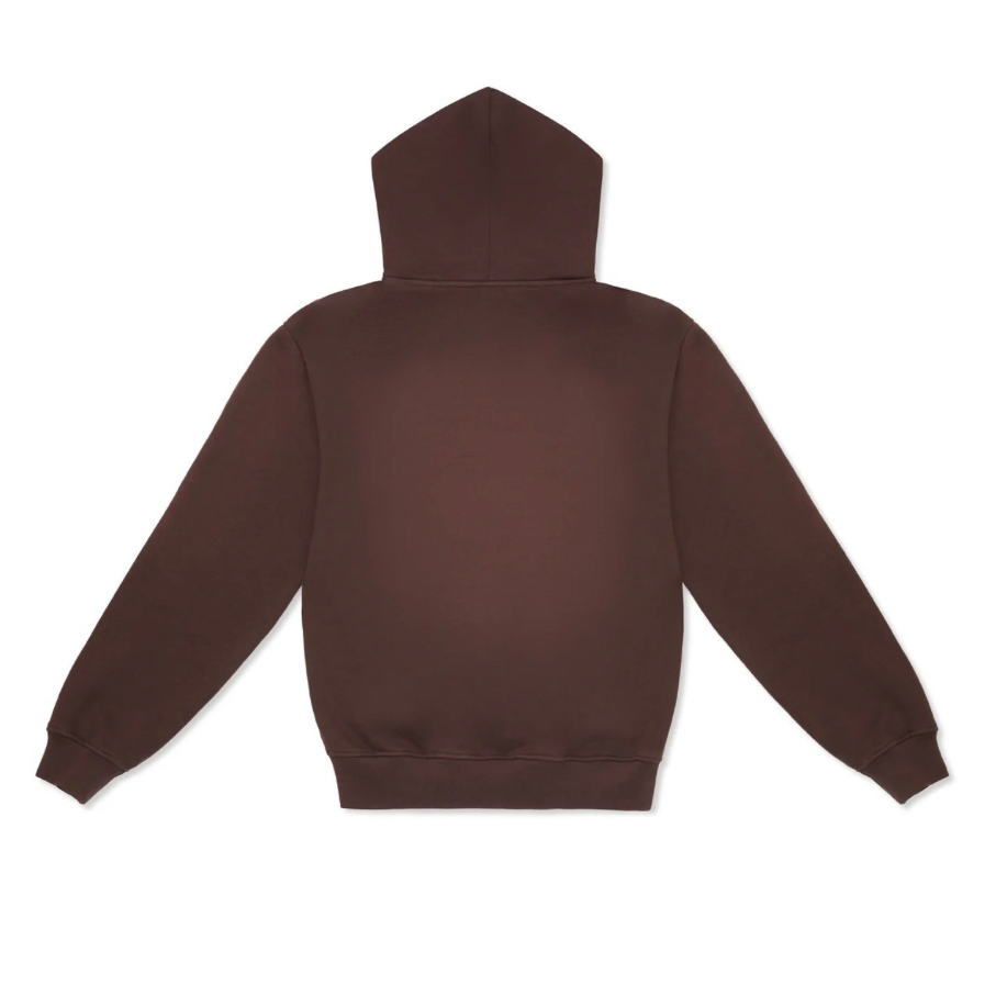 brown paint splatter hoodie