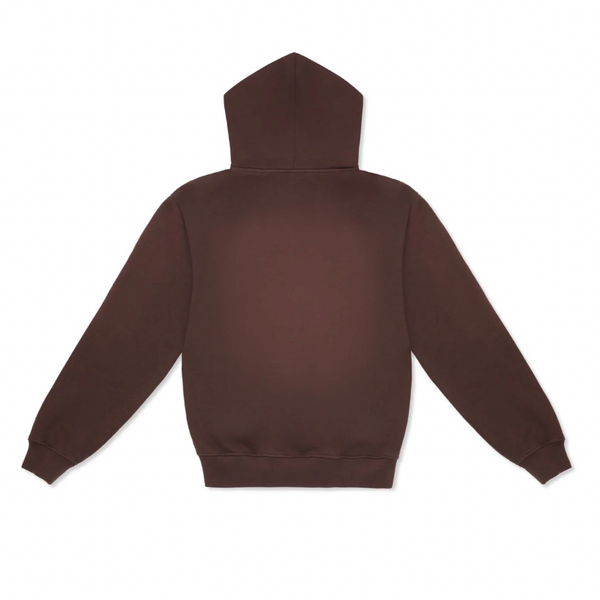 brown paint splatter hoodie