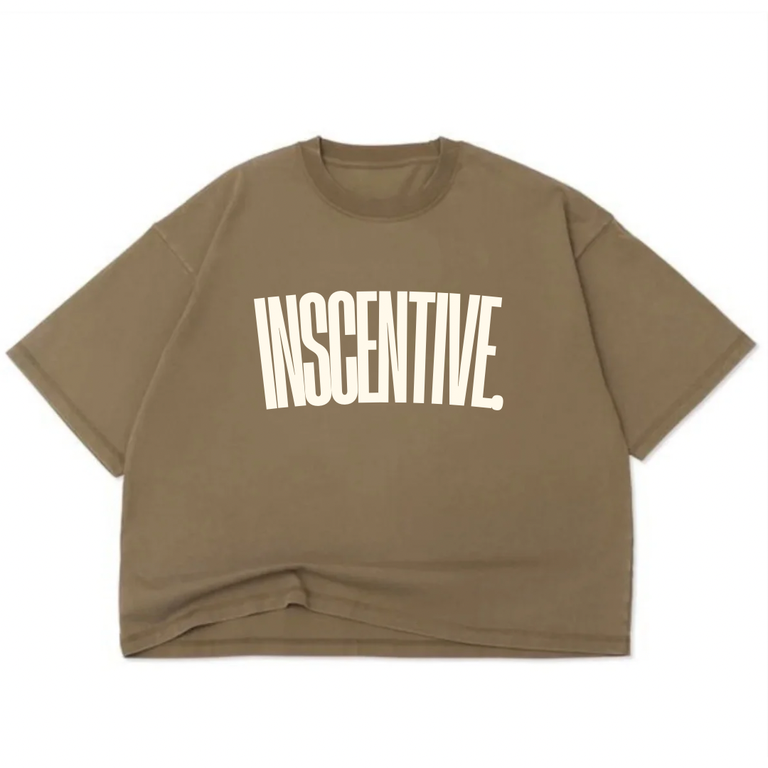 mocha jumbo print tee