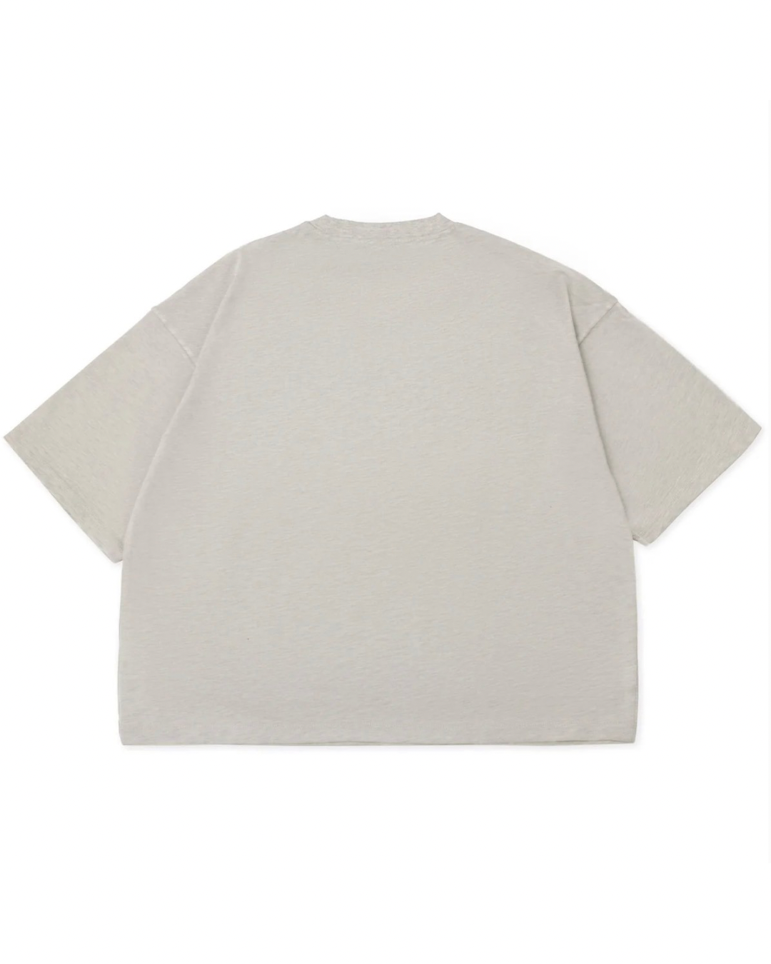 heather grey jumbo print tee