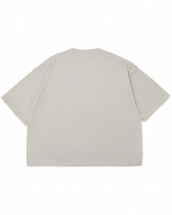 heather grey jumbo print tee