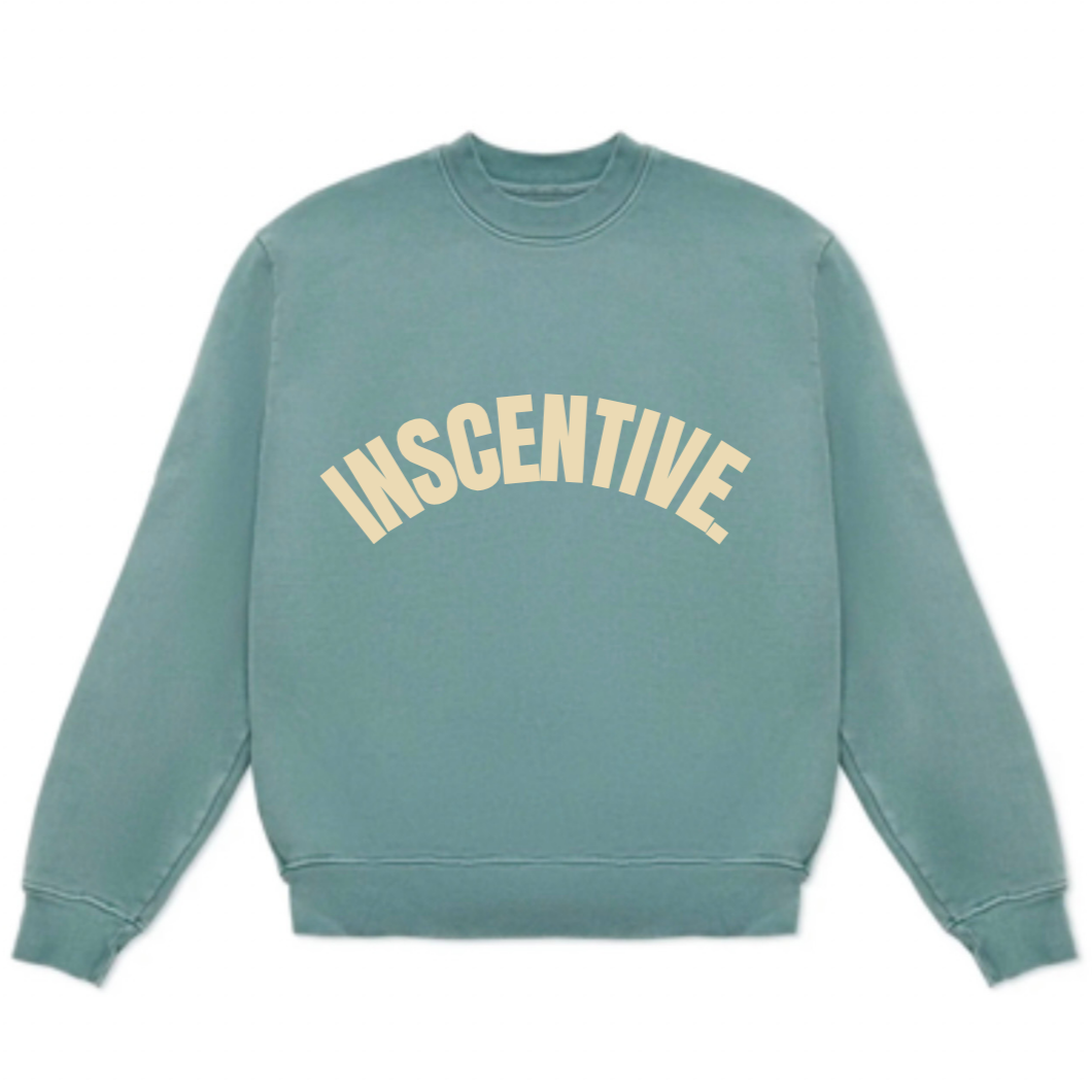 inscentive vintage sage crewneck